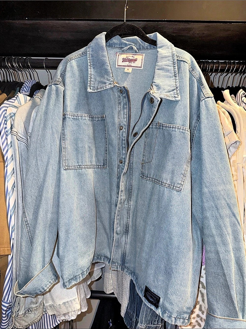 Wrangler Denim Jacket in Blue Like New